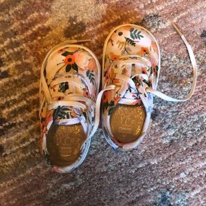 Keds x Rifle Paper infant shoes